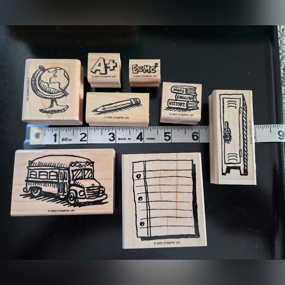 Stamp it! School Designs for Back to School Fun
